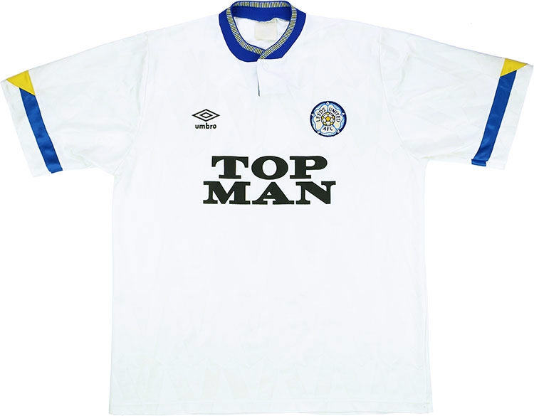  Camisa I Leeds United 1991 1992 Umbro retro